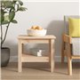 vidaXL Table Basse Table d'Appoint Rangement Table Centrale Bout de Canapé Salon Salle de Séjour Intérieur 45x45x40 cm Bois Mass