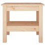 vidaXL Table Basse Table d'Appoint Rangement Table Centrale Bout de Canapé Salon Salle de Séjour Intérieur 45x45x40 cm Bois Mass