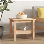 vidaXL Table Basse Table d'Appoint Rangement Table Centrale Bout de Canapé Salon Salle de Séjour Intérieur 45x45x40 cm Bois Mass
