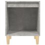 vidaXL Comodini 2 pz Grigio Cemento 40x35x50 cm