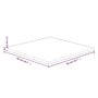 vidaXL Dessus de Table Carré Dessus de Table de Remplacement Rechange Dessus de Table à Dîner Marron Foncé50x50x1,5cm Bois Chêne