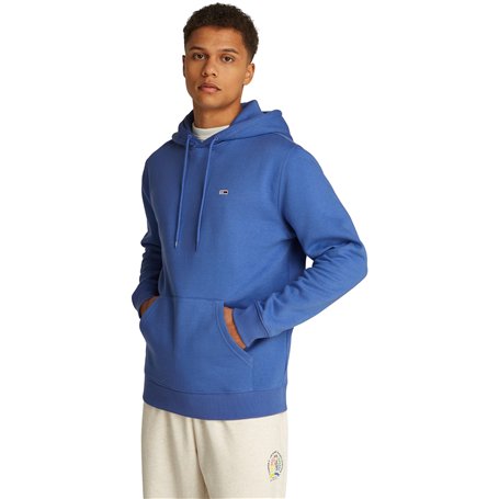 Tommy Jeans Sweat à Capuche Homme Regular Fit Flag Fleece avec Capuche