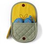 POGS Pochette de voyage | The Kangouroo | Casque parfaitement ajusté | 100 % coton biologique issu du commerce équitable | Étui