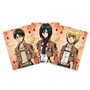 Crunchyroll SAKAMI Attack on Titan Lot de 52 Cartes à Jouer au Poker Blanc