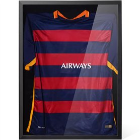 Avalo Cadre de rechange - Cadre de football - Cadre de boîte 3D - 60 x 80 cm - Noir - Cadre profond - Chemise encadrée dans le c