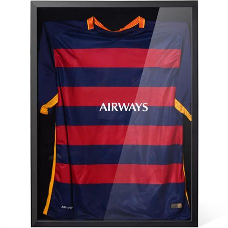 Avalo Cadre de rechange - Cadre de football - Cadre de boîte 3D - 60 x 80 cm - Noir - Cadre profond - Chemise encadrée dans le c