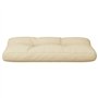 vidaXL Coussin de Palette Beige 70x40x12 cm Tissu