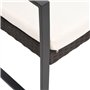vidaXL Ensemble à Manger de Jardin avec Coussins 5 pcs Marron rotin PP, Ensemble à Manger, Ensemble à Manger d'extérieur, Ensemb
