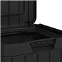 vidaXL Poubelle d'extérieur anthracite 38x38x65 cm PP