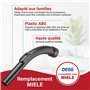 DEGG Poignée de rechange pour aspirateur Miele - 35mm - Pièces d'aspirateur - Compatible avec le système à clics Miele - Qualité