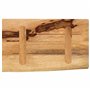 vidaXL Dessus de Table 50x40x3,8 cm Bord Vivant Bois Massif manguier, Dessus de Table en Bois, Dessus de Table d'appoint, Dessus