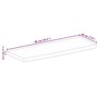 vidaXL Dessus de Table à Bord Vivant 90x20x2,5 cm Bois Massif manguier