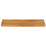 vidaXL Dessus de Table à Bord Vivant 70x30x2,5 cm Bois Massif manguier