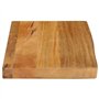 vidaXL Dessus de Table à Bord Vivant 40x30x3,8 cm Bois Massif manguier