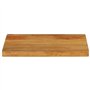 vidaXL Dessus de Table à Bord Vivant 50x30x3,8 cm Bois Massif manguier