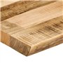 vidaXL Dessus de Table Bord Vivant 50x40x2,5 cm Bois de manguier Brut, Dessus de Table en Bois, Dessus de Table d'appoint, Dessu