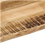 vidaXL Dessus de Table Bord Vivant 50x40x2,5 cm Bois de manguier Brut, Dessus de Table en Bois, Dessus de Table d'appoint, Dessu