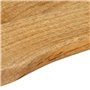 vidaXL Dessus de Table 100x40x3,8 cm Bord Vivant Bois Massif manguier, Dessus de Table en Bois, Dessus de Table d'appoint, Dessu