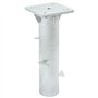vidaXL Base de Parasol enterré argenté 16x16x39