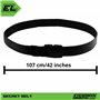 Evergreen Labs Ceinture De Voyage avec Pochette Secrète - Ceinture Cache Argent pour Voyage, Coffre Fort Discret, avec Cachette