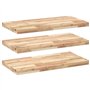 vidaXL Étagères flottantes 3 pcs 80x40x4 cm Acacia Massif Non traité