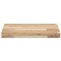 vidaXL Dessus de table carré 50x50x4 cm bois massif d'acacia