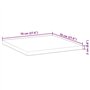 vidaXL Dessus de table carré 70x70x2 cm bois massif d'acacia