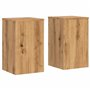 vidaXL Supports pour plantes 2 pcs chêne artisanal bois ingénierie
