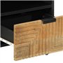 vidaXL Table de Chevet Marron 40x33x46 cm Bois de manguier Solide