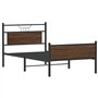 vidaXL Cadre de lit sans Matelas chêne Marron 100x200 cm