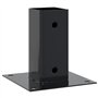 vidaXL Bases de poteau carrées 4 pcs anthracite 71x71 mm