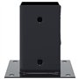 vidaXL Bases de poteau carrées 12 pcs anthracite 91x91 mm, base de clôture en béton, base de poteau de clôture, support de potea
