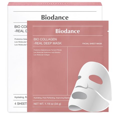 Biodance Bio-Collagen Real Deep Mask Pack de 4 - Masques visage