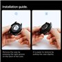 Spigen Bezel Tune Pro Styling Bague de Lunette Compatible avec Samsung Galaxy Watch 7 44mm Lunette Anneau de Couverture adhésif