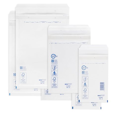 ÖKI Mix-Pack Lot de 6 enveloppes à bulles - Enveloppes rembourrées - Avec sacs à bulles A6