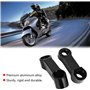 Rallonge de rétroviseur, 10 mm 8 mm Kit d'adaptateur de rétroviseur de moto Riser Mount Extender