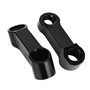 Rallonge de rétroviseur, 10 mm 8 mm Kit d'adaptateur de rétroviseur de moto Riser Mount Extender