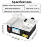 Mini Scie à Table Réglable à 7 Vitesses 96 W Scie à Table Multifonctionnelle pour la Fabrication de Mod