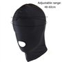 [₿AŅAŅ-₮0YS] Casquette noire cagoule déguisement bouche ouverte capuche Costume fête Halloween Cosplay jeu de rôle fête