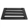 Peadlboard portable en métal, pédalier pour pédales d'effets de guitare, pédalier de guitare, pédalier portable, noir pour pédal