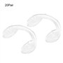 20 Paires de Plaquettes de Nez en Forme de U en Silicone Souple Plaquette de Nez Antidérapante Enfants Lunettes Lunettes Lunette