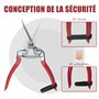 QianRuiDa Sécateur De Jardin Ciseaux De Jardin Sécateur à Poignée Antidérapante Sécateur à Main Ciseaux De Jardin De Fleuriste p