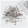 Épingles Couture, 300 Pièces Epingles Couturiere Epingle a Tete Ronde Couture Couleur Mixte pour mercerie,Patchworkde, Couture e