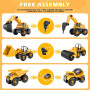 Vanplay 6 en 1 Démonter et Assembler Camion DIY Construction Véhicules Kit pour Enfant Jeu éducatif de Garçons et Filles