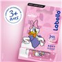 LABELLO Soft Rosé Daisy Duck édition limitée Disney (1 x 5,5 ml), Stick à lèvres nacré hydratant pour enfants, Baume à lèvres no