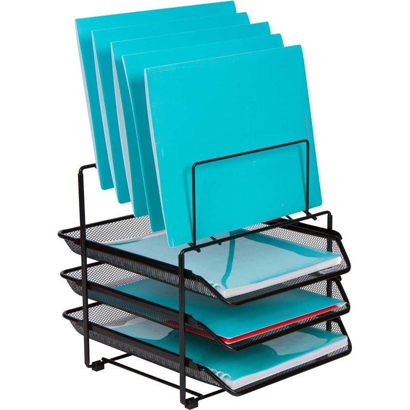 Dasher Products Organisateur Bureau Trieur Dossiers 5 Sections Verticales - Rangement Documents