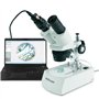AmScope Se306r-p-e 20 x -40 X stéréo deux lumière microscope avec caméra USB