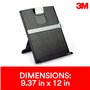 3M Porte-documents de bureau - Clip réglable pour maintenir les documents en mode portrait et paysage pour une visualisation fac