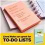 Post-it Notes Autocollantes, Couleurs Assorties, Pack de 5 Blocs, 100 Feuilles par Bloc, 76 mm x 127 mm - Feuillets Adhésifs pou