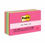 Post-it Notes Autocollantes, Couleurs Assorties, Pack de 5 Blocs, 100 Feuilles par Bloc, 76 mm x 127 mm - Feuillets Adhésifs pou